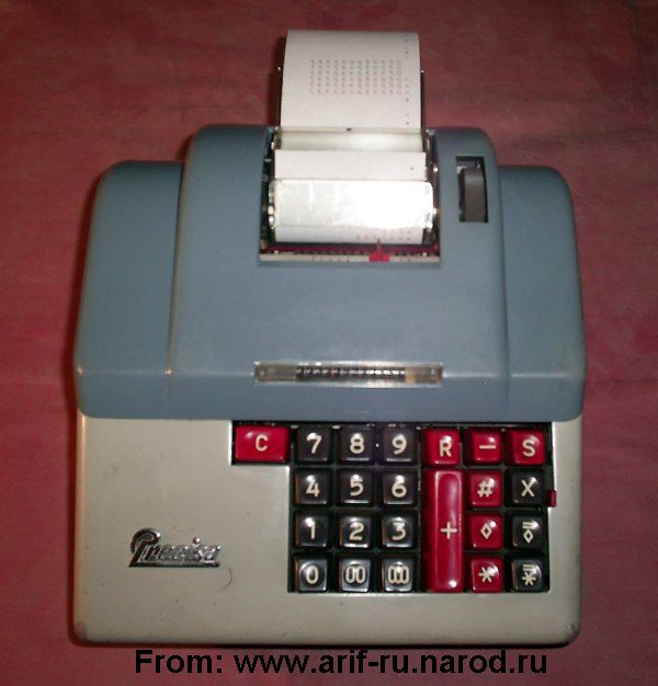 Механическая суммирующая автоматическая машина Precisa 164-12. Общий вид